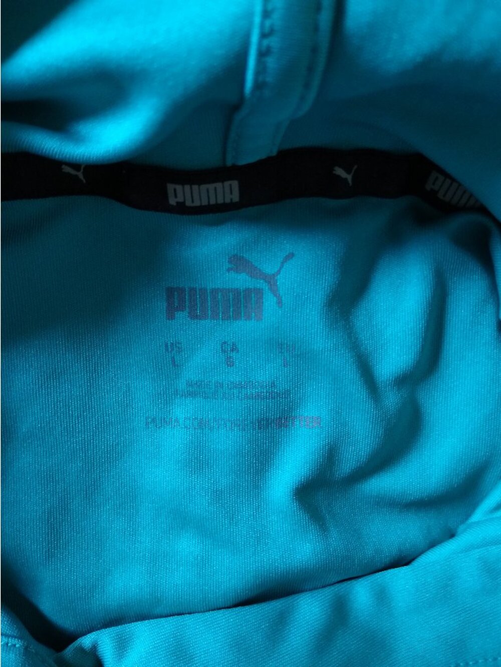 Puma Mens Sun Block Sport Swim UPF Hoodie Shirt Large Rash Guard - Picture 3 of 3